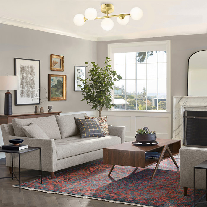 Everly Quinn Humfleet 5 Light Dimmable LED Vanity Light & Reviews